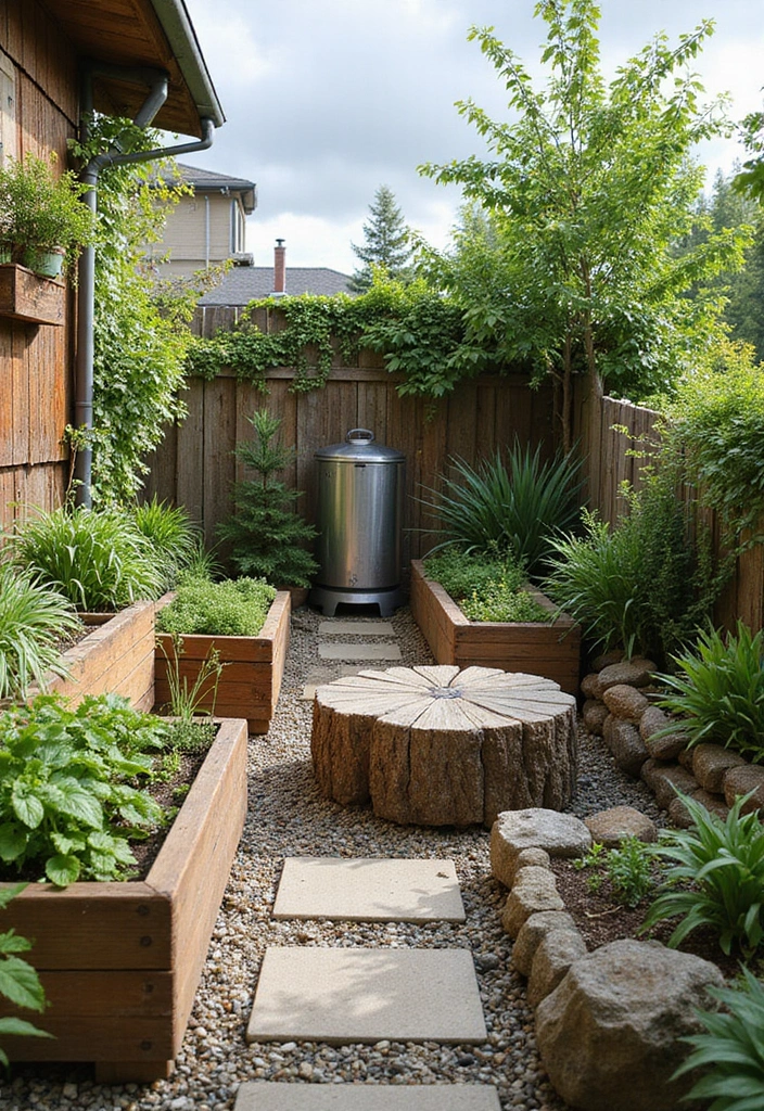 15 Stunning Terrace Garden Designs That'll Transform Your Space Into a Green Oasis! - 4. Sustainable Garden