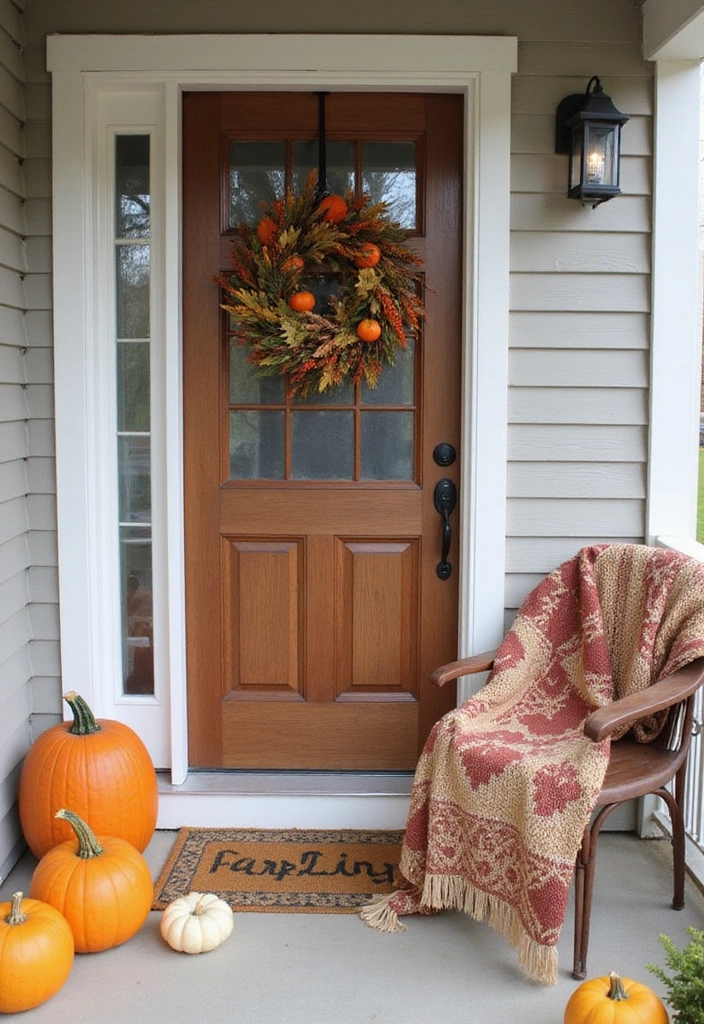 9 Charming Small Porch Decor Ideas to Maximize Your Space and Style! - 7. Seasonal Decor