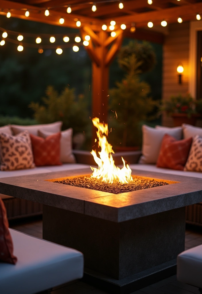 10 DIY Fire Pit Ideas That Will Transform Your Backyard into a Cozy Oasis! - 3. Fire Pit Table