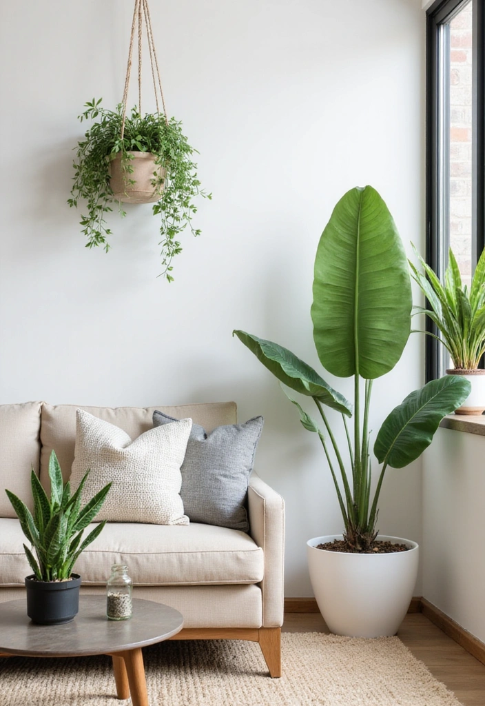 10 Minimalist Summer Living Room Decor Ideas That Are Anything But Boring! - 2. Go Green with Indoor Plants