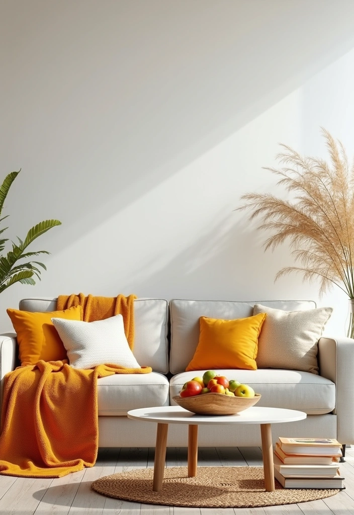 10 Minimalist Summer Living Room Decor Ideas That Are Anything But Boring! - 8. Seasonal Accessories