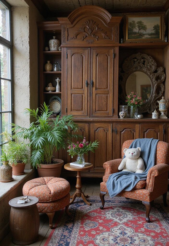 10 Mobile Home Decor Tricks That'll Make You Forget You're in a Trailer! - 6. Go Vintage with Accessories