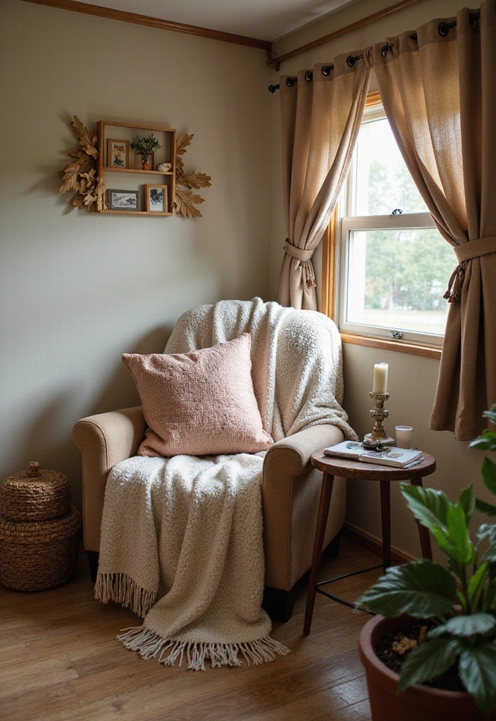 10 Mobile Home Decor Tricks That'll Make You Forget You're in a Trailer! - 8. Create Cozy Nooks