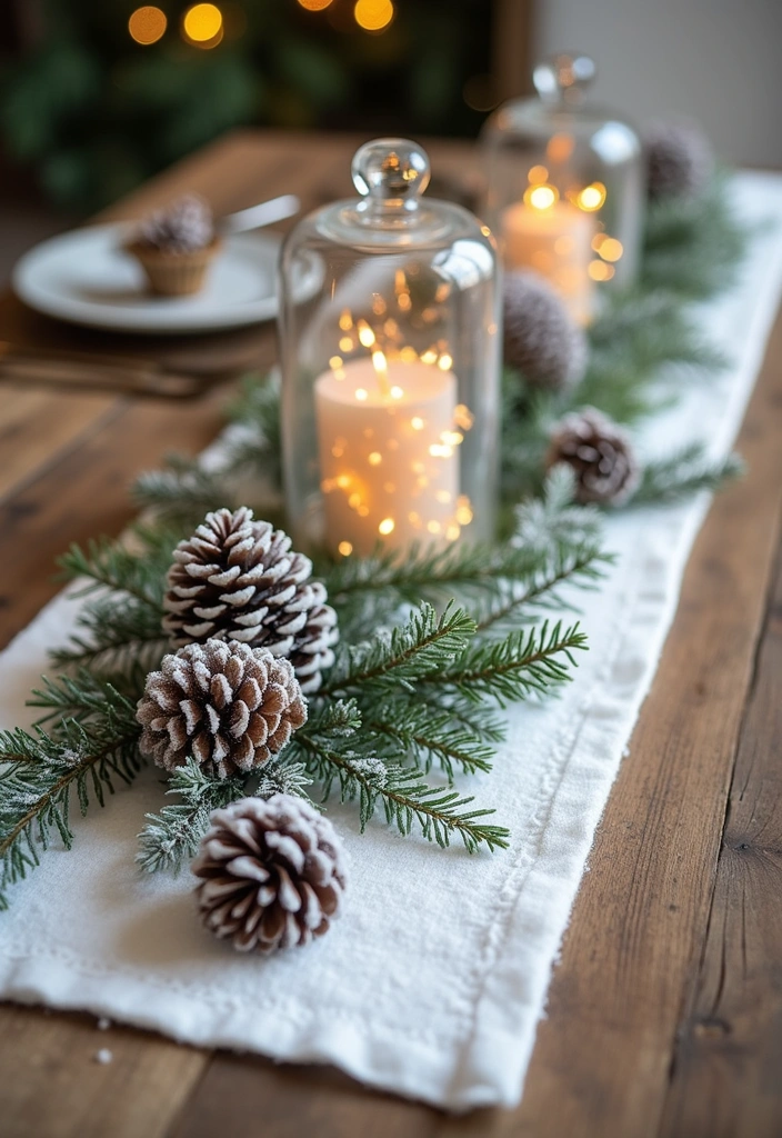 10 Seasonal Coffee Table Decor Ideas That Will Wow Your Guests All Year Round! - 2. Winter Wonderland: Cozy and Inviting