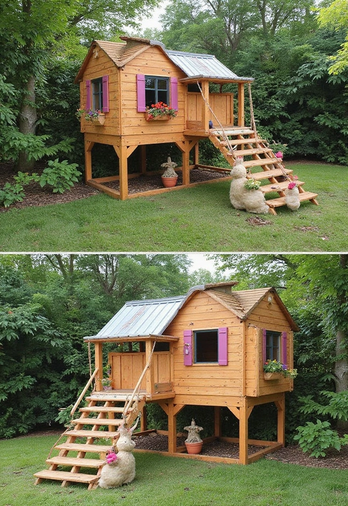 10 Stunning Pallet Chicken Coop Ideas That Will Transform Your Backyard (You Won't Believe #6!) - 10. The Pallet Playhouse Coop