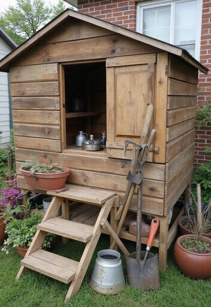 10 Stunning Pallet Chicken Coop Ideas That Will Transform Your Backyard (You Won't Believe #6!) - 3. Rustic Farmhouse Style Coop