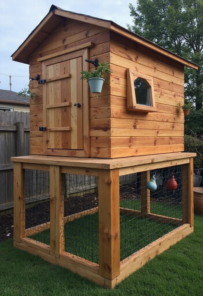 10 Stunning Pallet Chicken Coop Ideas That Will Transform Your Backyard (You Won't Believe #6!) - 4. The Elevated Pallet Coop