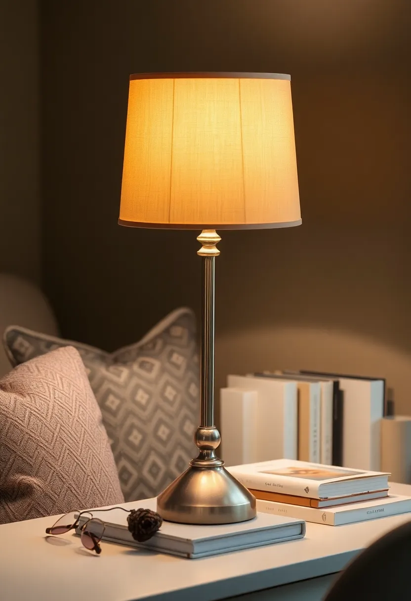 10 Stunning Study Table Lamps That Will Light Up Your Work Life (You'll Love #4!) - 6. Soft Glow: The Table Lamp with Fabric Shade