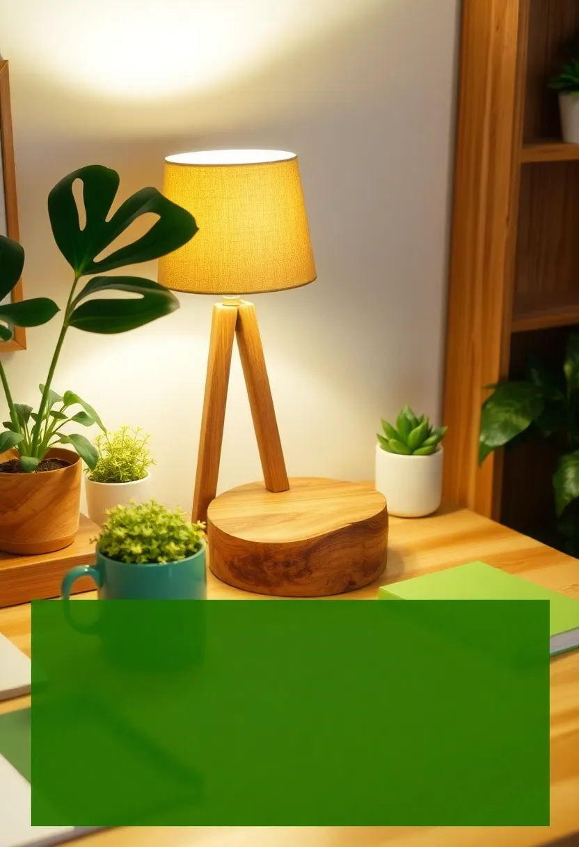 10 Stunning Study Table Lamps That Will Light Up Your Work Life (You'll Love #4!) - 8. Eco-Friendly: The Sustainable Lamp