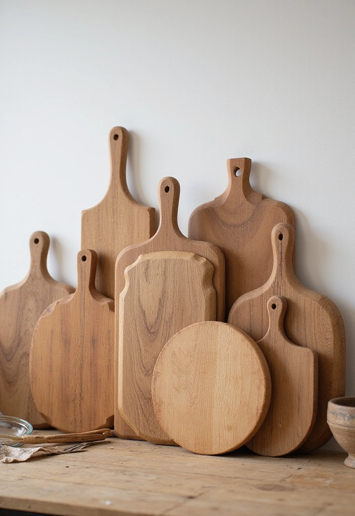10 Stunning Wooden Kitchen Decor Ideas That Will Transform Your Space! - 2. Wooden Cutting Boards