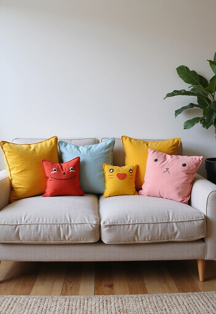 11 Themed Pillow Shapes for Your Sofa That Will Wow Your Friends (#7 Is a Must-See!) - 6. Whimsical Wonders