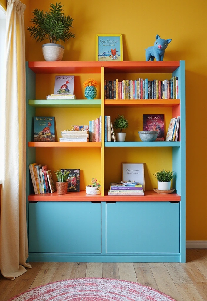 12 Adorable Kids' Bookshelf Ideas That'll Spark Imagination (You Won't Believe #7!) - 1. Rainbow Magic