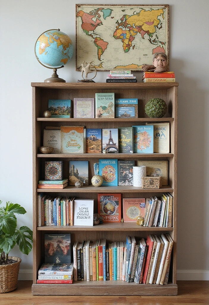 12 Adorable Kids' Bookshelf Ideas That'll Spark Imagination (You Won't Believe #7!) - 11. Adventure Awaits