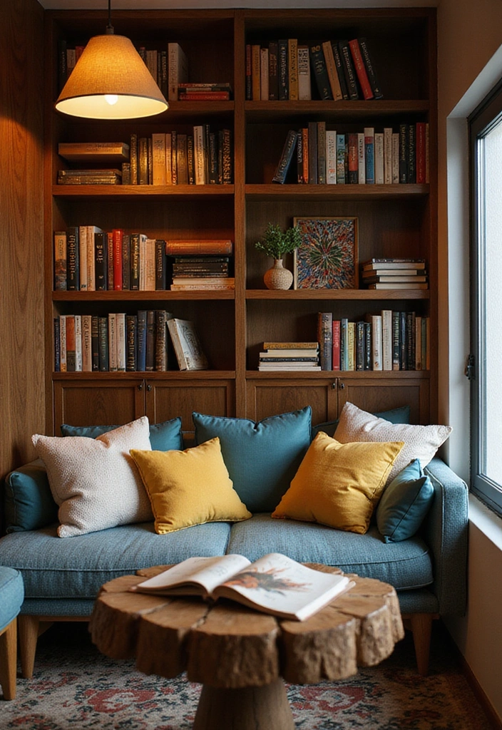 12 Adorable Kids' Bookshelf Ideas That'll Spark Imagination (You Won't Believe #7!) - 12. Cozy Reading Nook