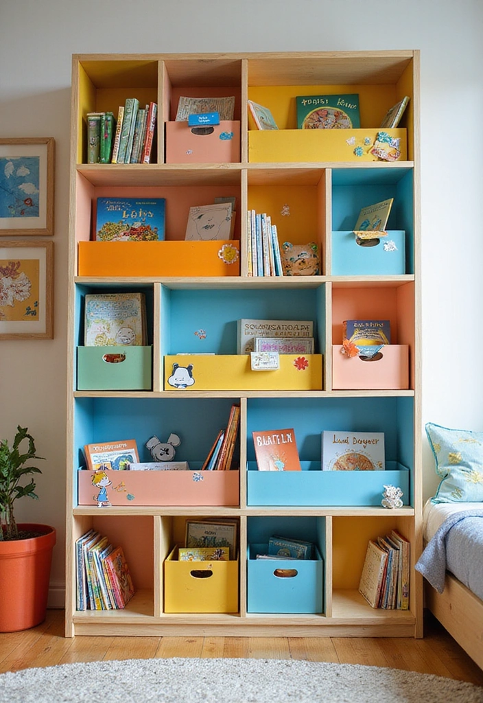 12 Adorable Kids' Bookshelf Ideas That'll Spark Imagination (You Won't Believe #7!) - 3. Themed Book Cubbies
