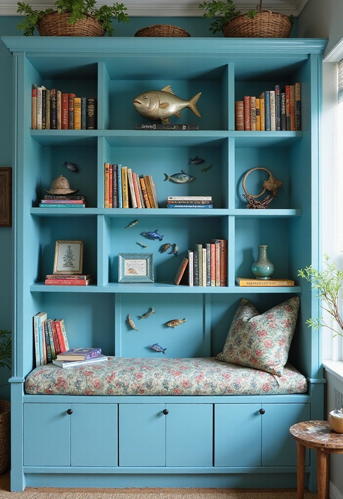 12 Adorable Kids' Bookshelf Ideas That'll Spark Imagination (You Won't Believe #7!) - 5. Under the Sea