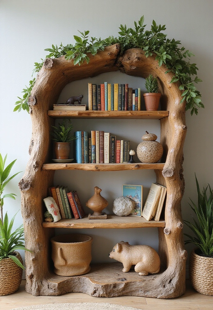 12 Adorable Kids' Bookshelf Ideas That'll Spark Imagination (You Won't Believe #7!) - 6. Nature’s Corner