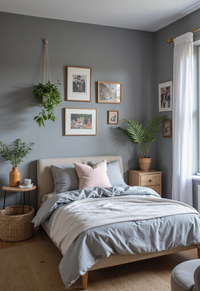 12 Boho Gray Bedroom Decor Hacks That Create an Inviting Oasis (You’ll Love #5!) - 11. Personal Touches