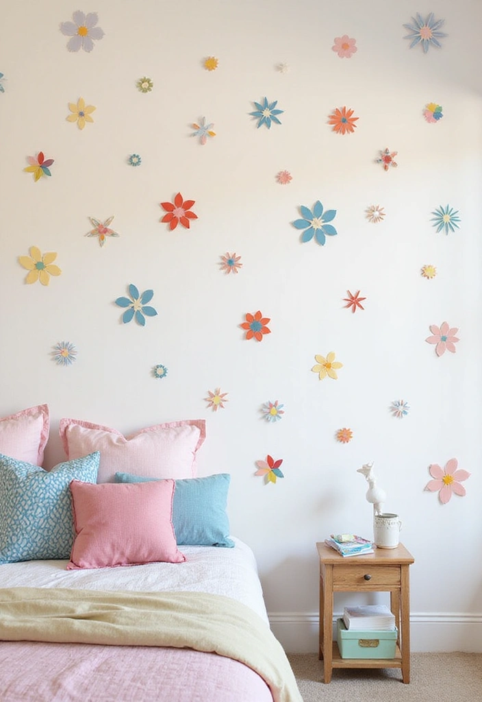 12 Budget-Friendly Pastel Bedroom Accessories That'll Elevate Your Decor Game! - 10. Pastel Wall Decals