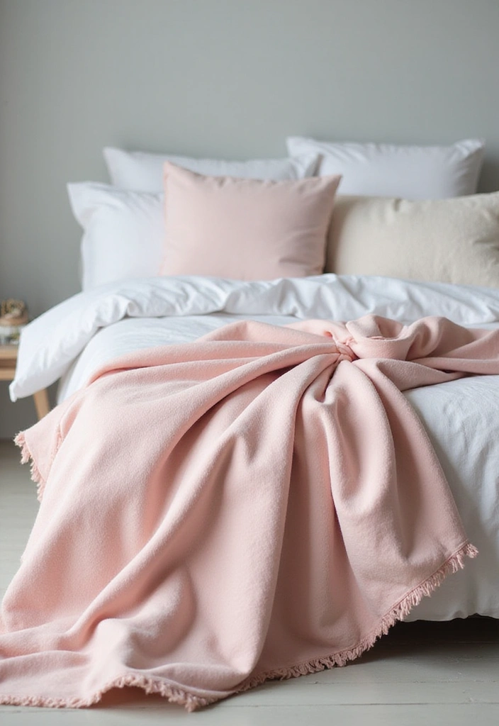 12 Budget-Friendly Pastel Bedroom Accessories That'll Elevate Your Decor Game! - 9. Pastel Bedding Accessories