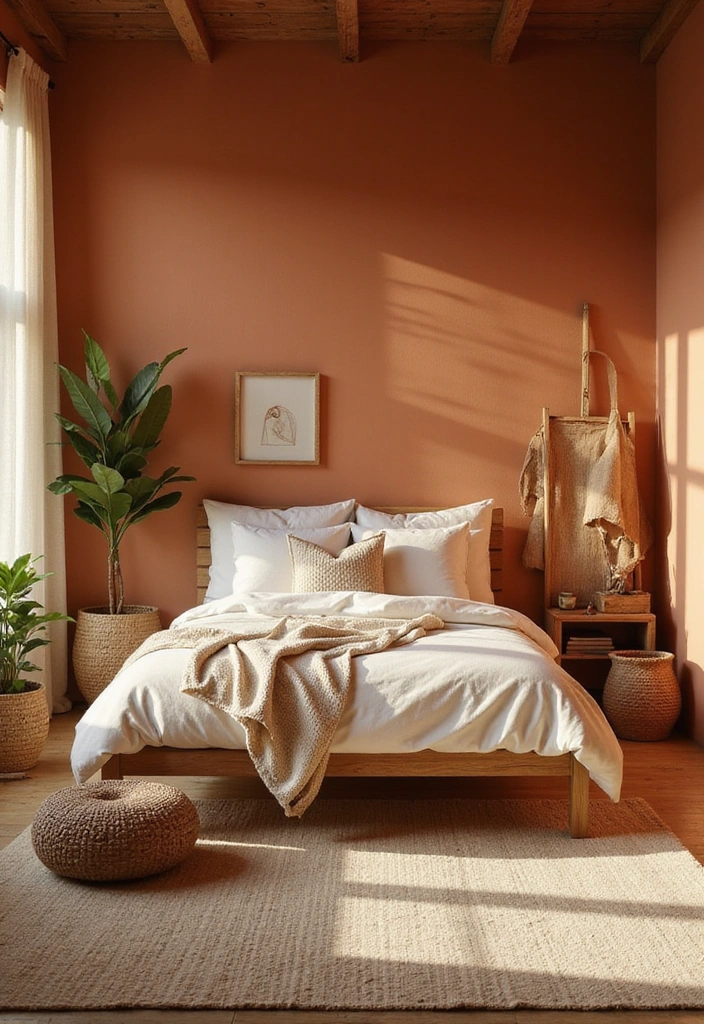 12 Cozy Bedroom Decor Vision Boards That'll Make You Feel Right at Home! - 2. Earthy Tones and Natural Elements
