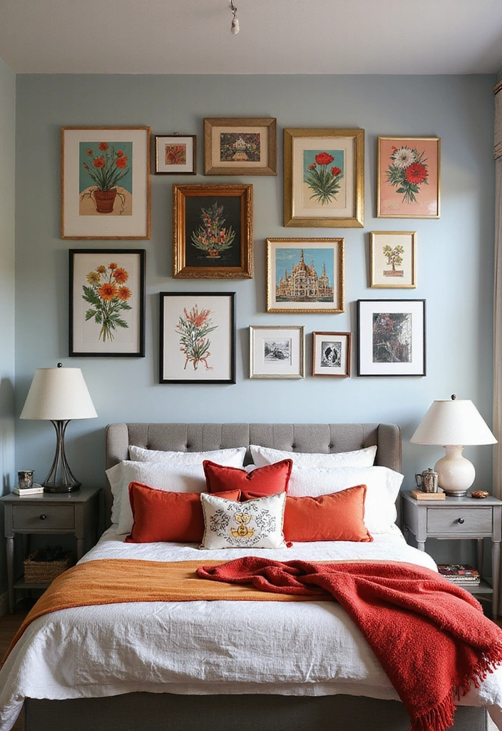 12 Cozy Bedroom Decor Vision Boards That'll Make You Feel Right at Home! - 7. Artistic Expression