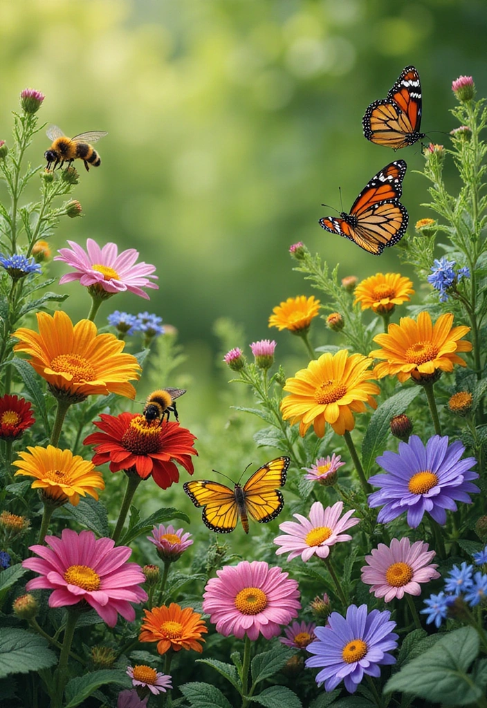 12 DIY Flower Beds You Can Create This Weekend (Your Garden Will Thank You!) - 10. Butterfly and Pollinator Garden