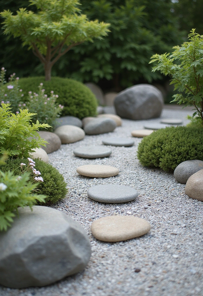 12 DIY Flower Beds You Can Create This Weekend (Your Garden Will Thank You!) - 12. Minimalist Zen Garden