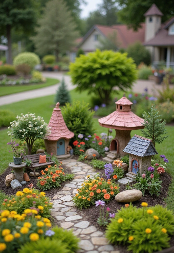 12 DIY Flower Beds You Can Create This Weekend (Your Garden Will Thank You!) - 8. Fairy Garden Flower Bed