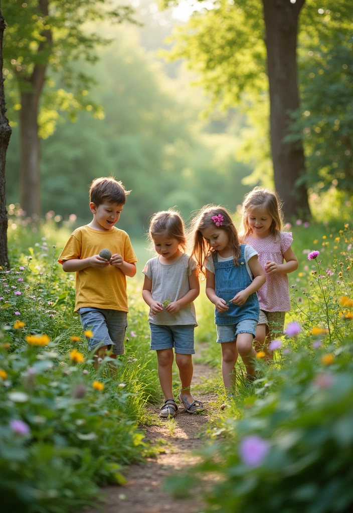 12 Enchanting Kids Summer Play Area Ideas That Will Spark Imagination! - 5. Nature Scavenger Hunt