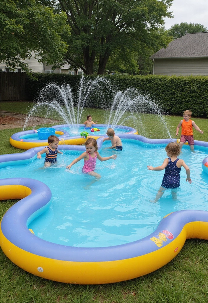 12 Enchanting Kids Summer Play Area Ideas That Will Spark Imagination! - 6. Water Play Area