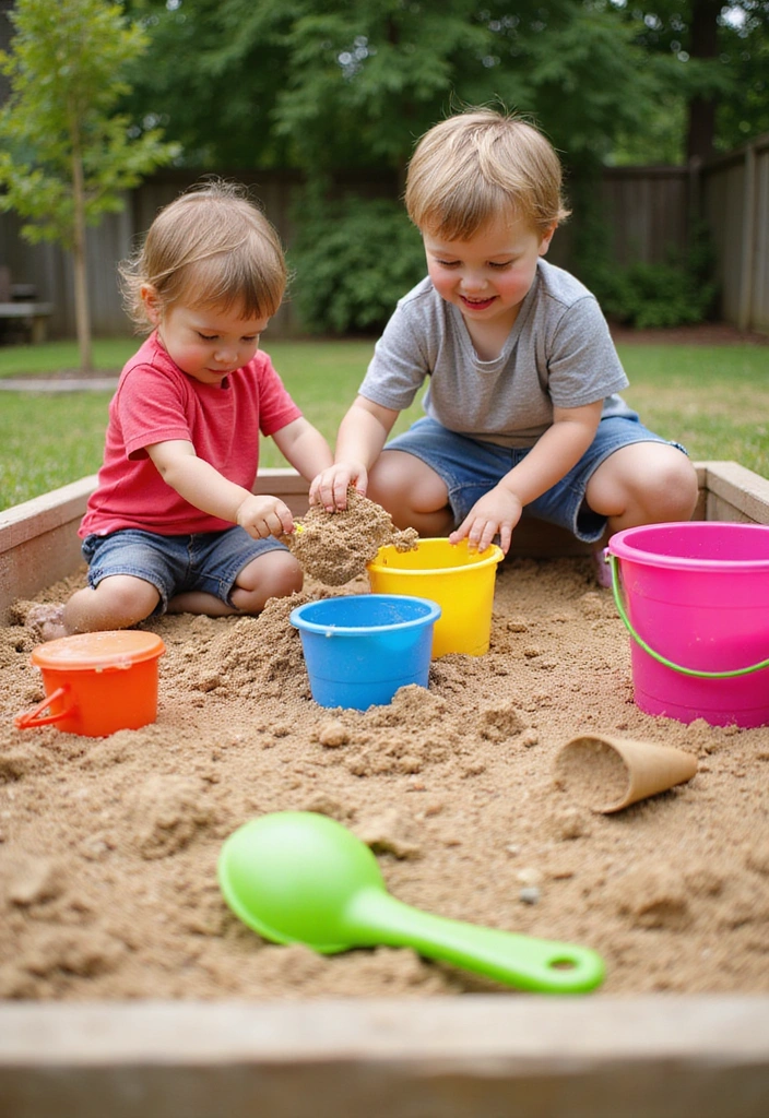 12 Enchanting Kids Summer Play Area Ideas That Will Spark Imagination! - 8. Creative Sandbox Adventure
