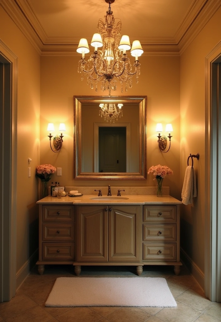 12 Essential Bathroom Furnishings That'll Elevate Your Space (You’ll Love #3!) - 5. Elegant Lighting Fixtures