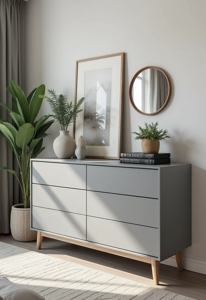 12 Trendy Gray Bedroom Furniture Pieces You Didn't Know You Needed (Check Out #3!) - 4. Gray Dressers with Clean Lines