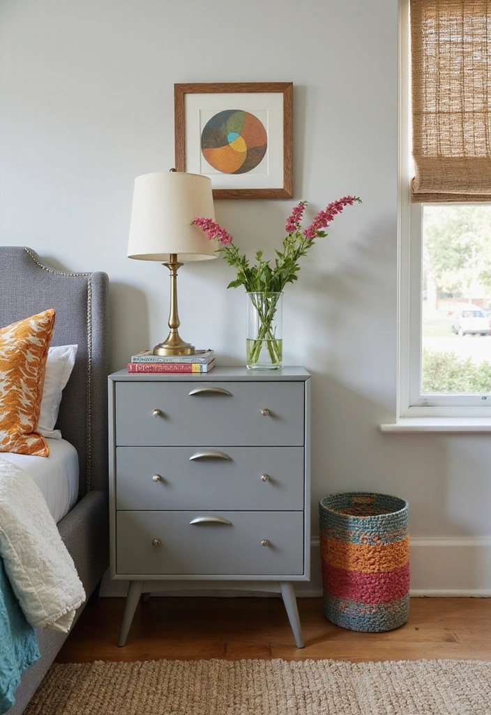 12 Trendy Gray Bedroom Furniture Pieces You Didn't Know You Needed (Check Out #3!) - 8. Gray Mid-Century Modern Furniture