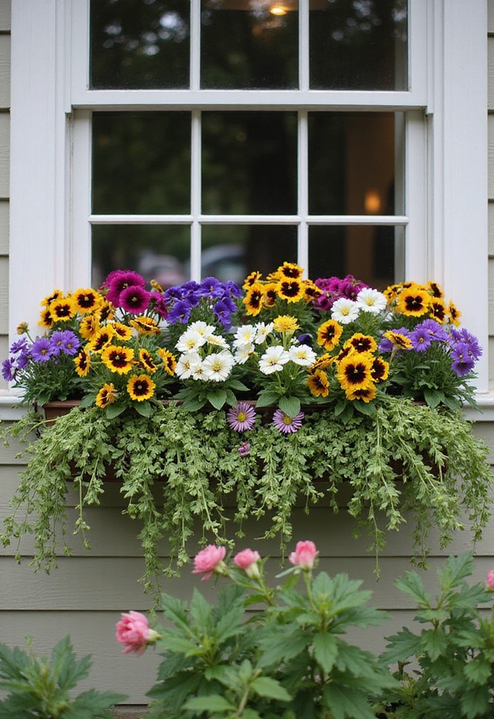 14 Colorful Window Box Flower Combinations That Will Brighten Your Day (Don't Miss #9!) - 11. Seasonal Selections