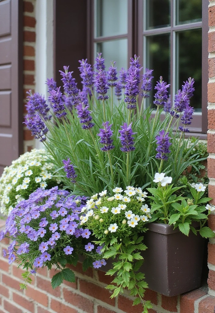 14 Colorful Window Box Flower Combinations That Will Brighten Your Day (Don't Miss #9!) - 13. Fragrant Blooms