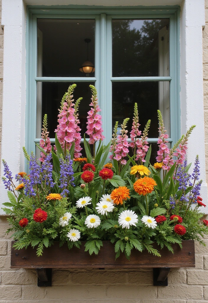14 Colorful Window Box Flower Combinations That Will Brighten Your Day (Don't Miss #9!) - 14. Colorful Combinations for All Seasons