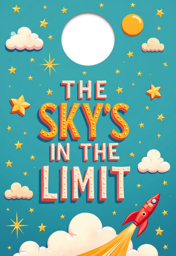 14 Motivational Door Hangers That Will Inspire Your Students Daily (You’ll Love #3!) - 12. 'The Sky’s the Limit' Door Hanger