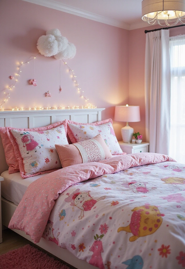 15 Aesthetic Bedding Combos That'll Transform Your Bedroom Into a Dreamy Retreat! - 13. Whimsical Wonderland