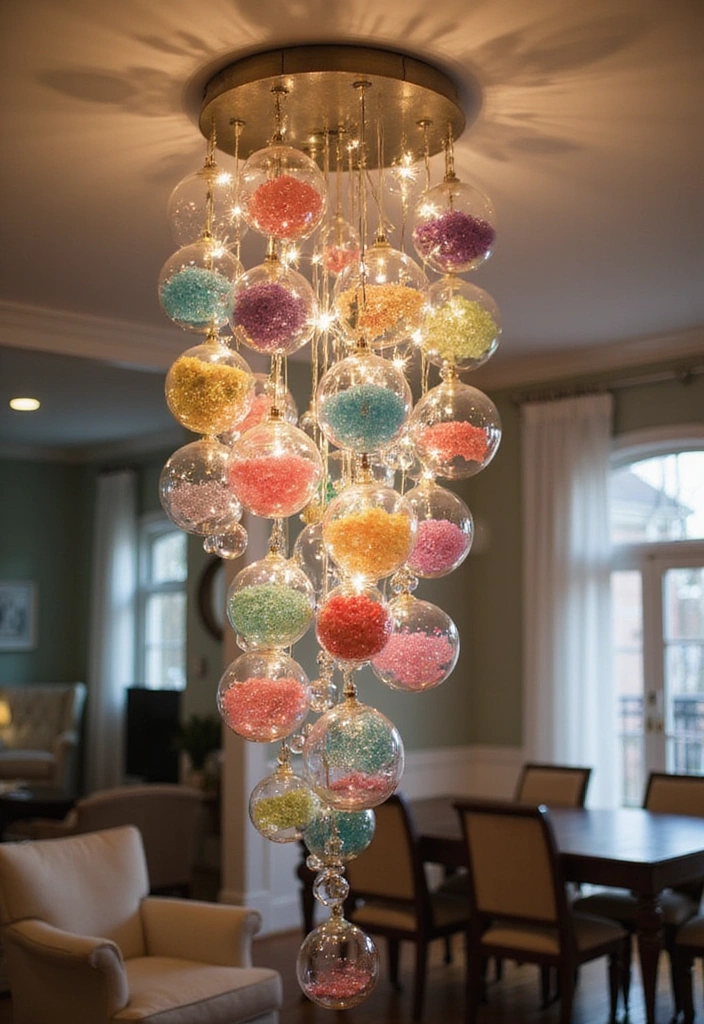 15 Creative DIY Bubble Solution Ideas That'll Transform Your Home Decor! - 5. DIY Bubble Chandelier