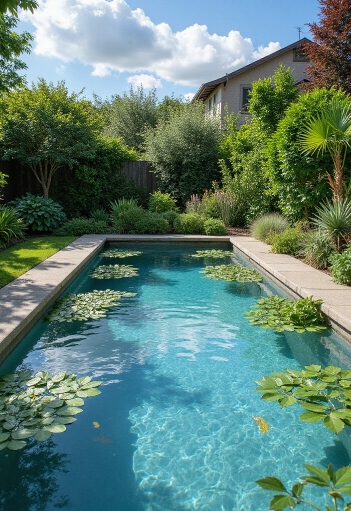 15 Creative Pool Decor Hacks That'll Make Your Neighbors Jealous! - 13. Floating Plants
