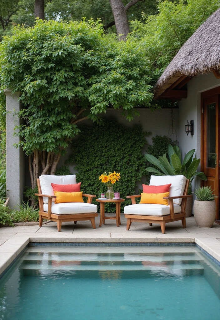 15 Creative Pool Decor Hacks That'll Make Your Neighbors Jealous! - 6. Poolside Seating Nooks