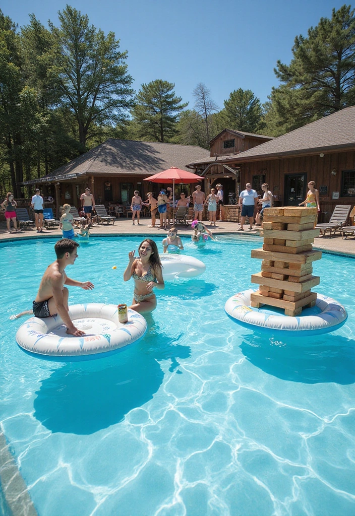 15 Creative Pool Decor Hacks That'll Make Your Neighbors Jealous! - 8. Fun Poolside Games
