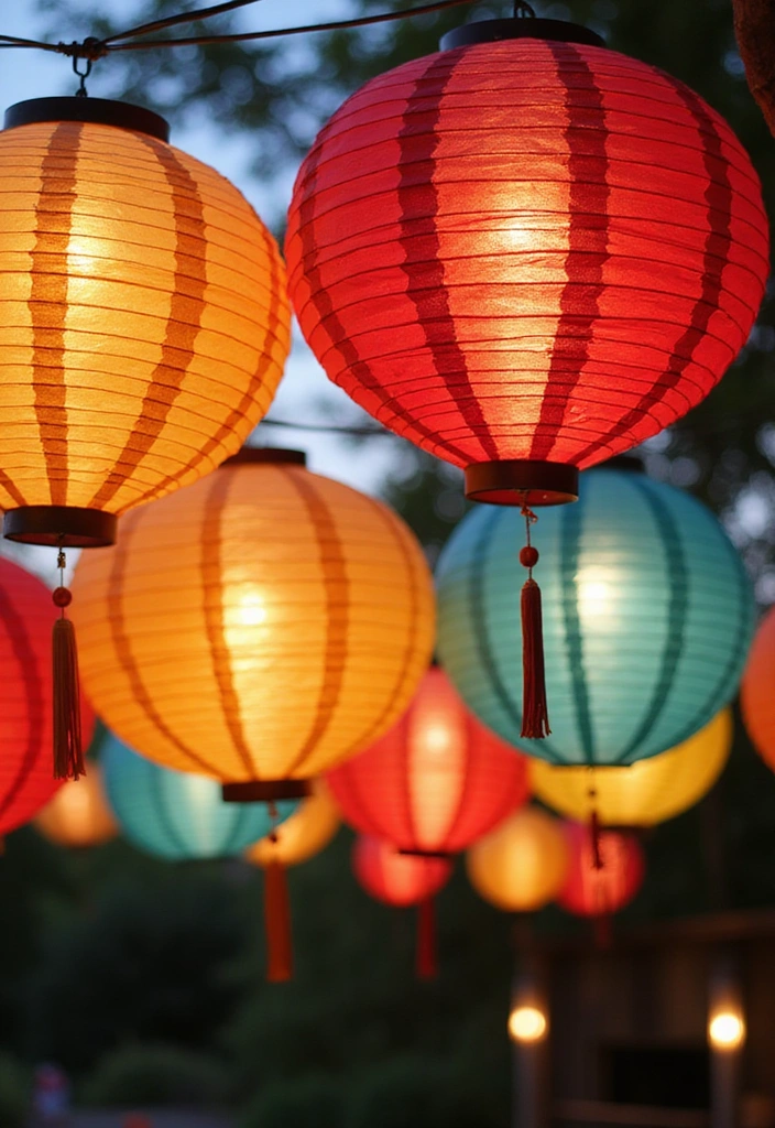 15 DIY Patriotic Crafts That’ll Transform Your Home into a Red, White, and Blue Wonderland (Check Out #9!) - 9. Firework-Inspired Lanterns