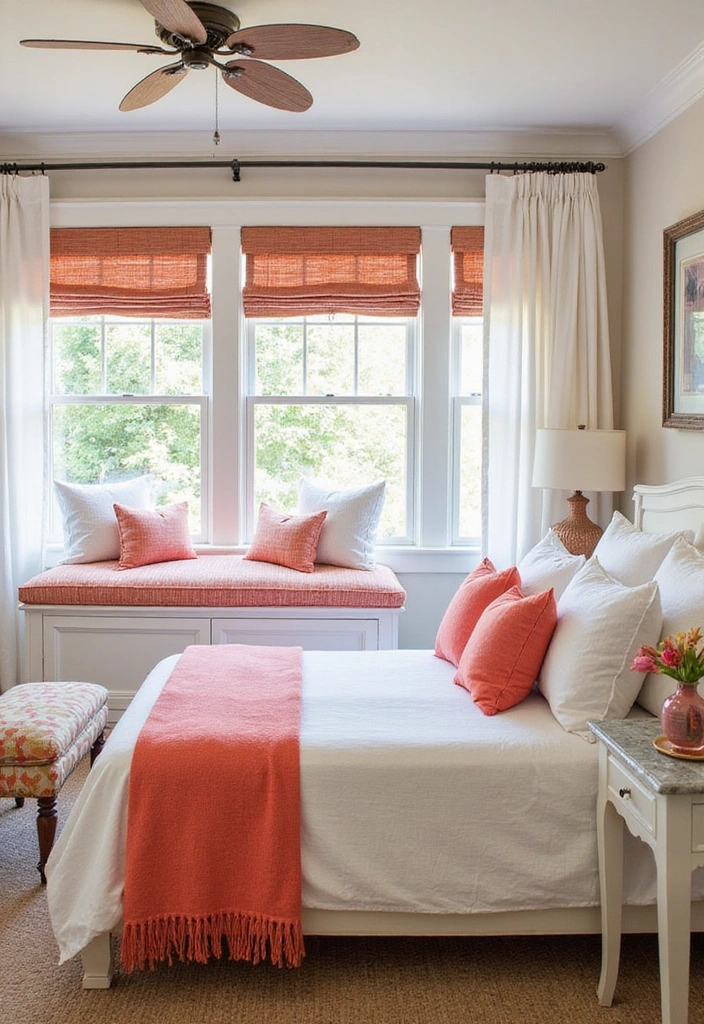15 Gorgeous Cherry Color Bedroom Decor Inspirations for Every Girl's Dream Space! - 11. Cherry Beach Vibes