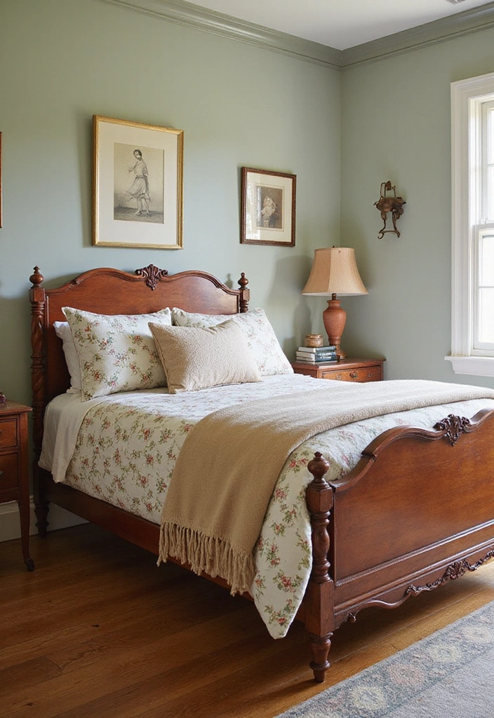 15 Gorgeous Cherry Color Bedroom Decor Inspirations for Every Girl's Dream Space! - 8. Vintage Cherry Charm