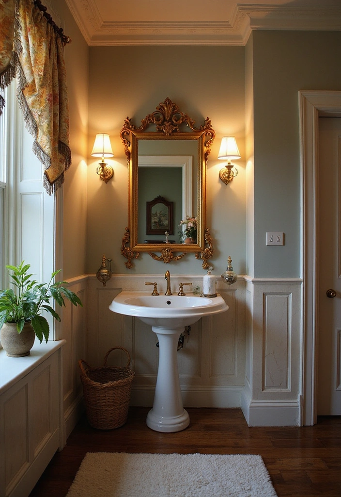 15 Stunning Bathroom Sink Designs That Will Transform Your Space (You Won't Believe #7!) - 2. Vintage Charm: The Pedestal Sink