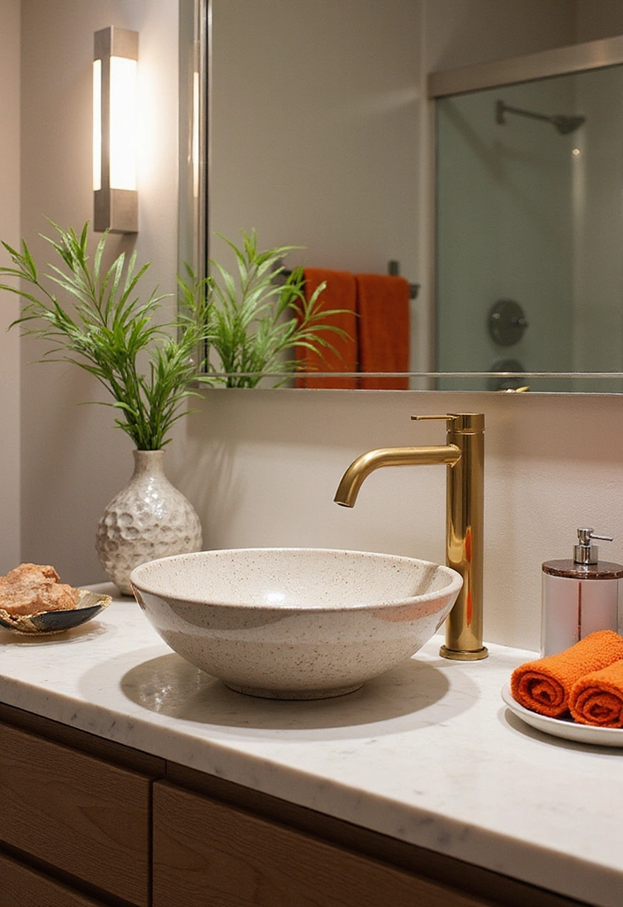 15 Stunning Bathroom Sink Designs That Will Transform Your Space (You Won't Believe #7!) - 7. The Unique Bowls: Vessel Sinks