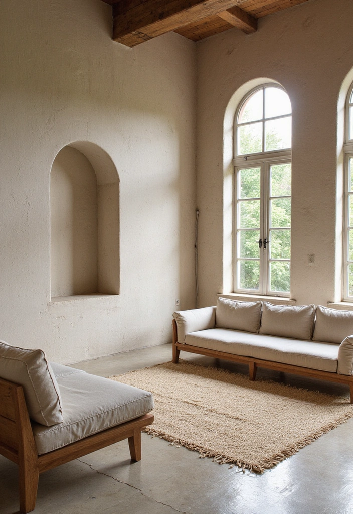 20 Stunning Textured Wall Ideas That Will Transform Your Space (You Won't Believe #8!) - 18. Organic Lime Plaster